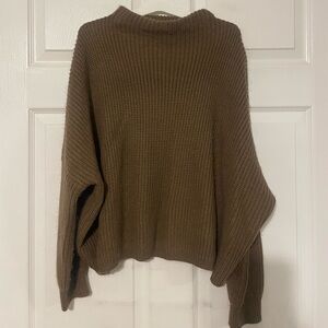 Cowl Turtleneck Sweater